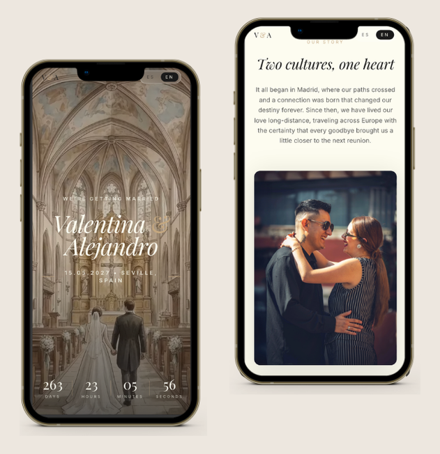Seville Romance invitation preview