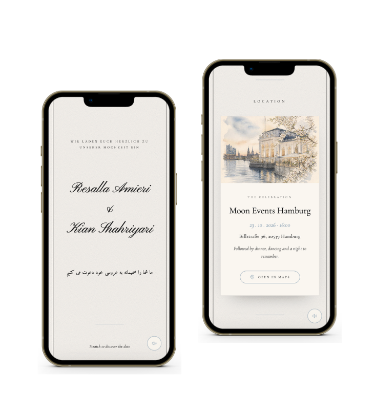 Hamburg Romance invitation preview